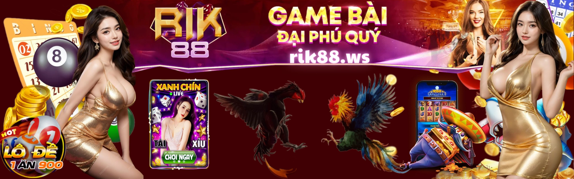 Rik88 – Game Bài Đổi Thưởng Uy Tín Tại Việt Nam 1 banner rik88 3