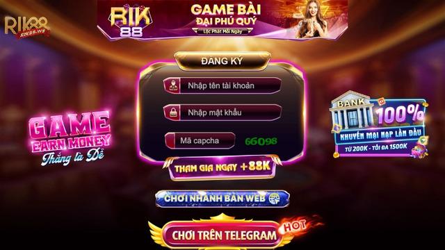 Bí kíp quay hũ Rik88 đơn giản, thắng “khủng” 3 Đăng ký tài khoản ở trang chủ Rik88