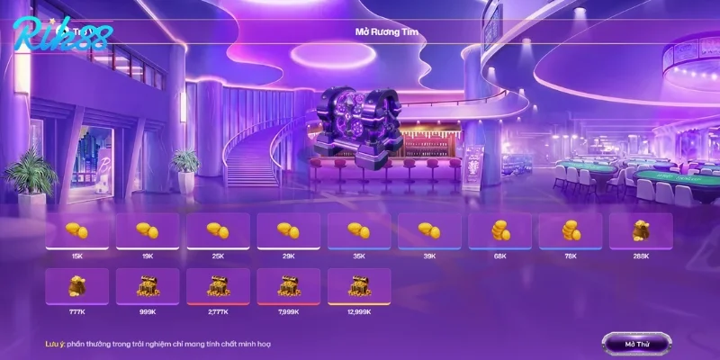 Chương trình mở rương nhận thưởng HOT