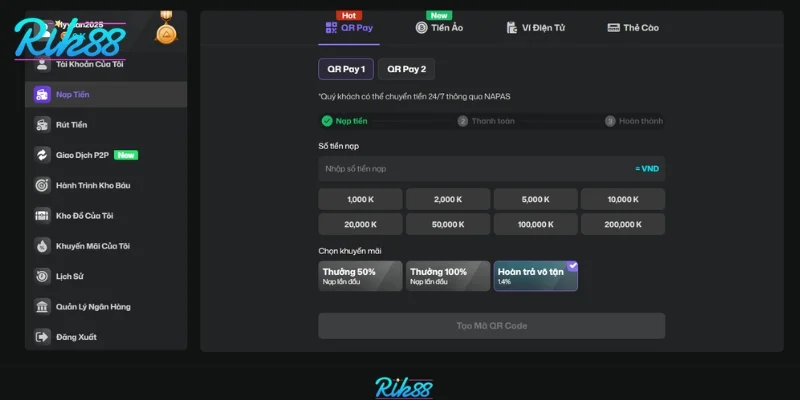 Chi tiết cách tham gia Rik88 đơn giản 4 bước